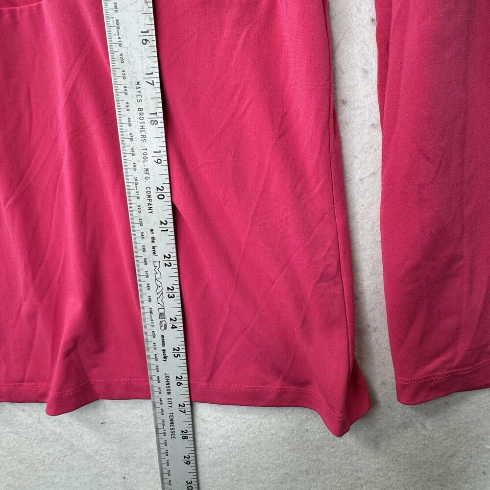Lane Bryant 18/20 Babydoll Top Women’s Plus Size 1X Pink LS Stretch Blouse - Picture 5 of 11